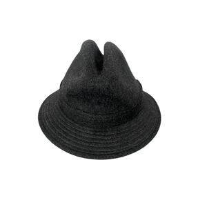 Luigi Baroni Dark Gray Men's Fedora Style Hat Made in Italy
